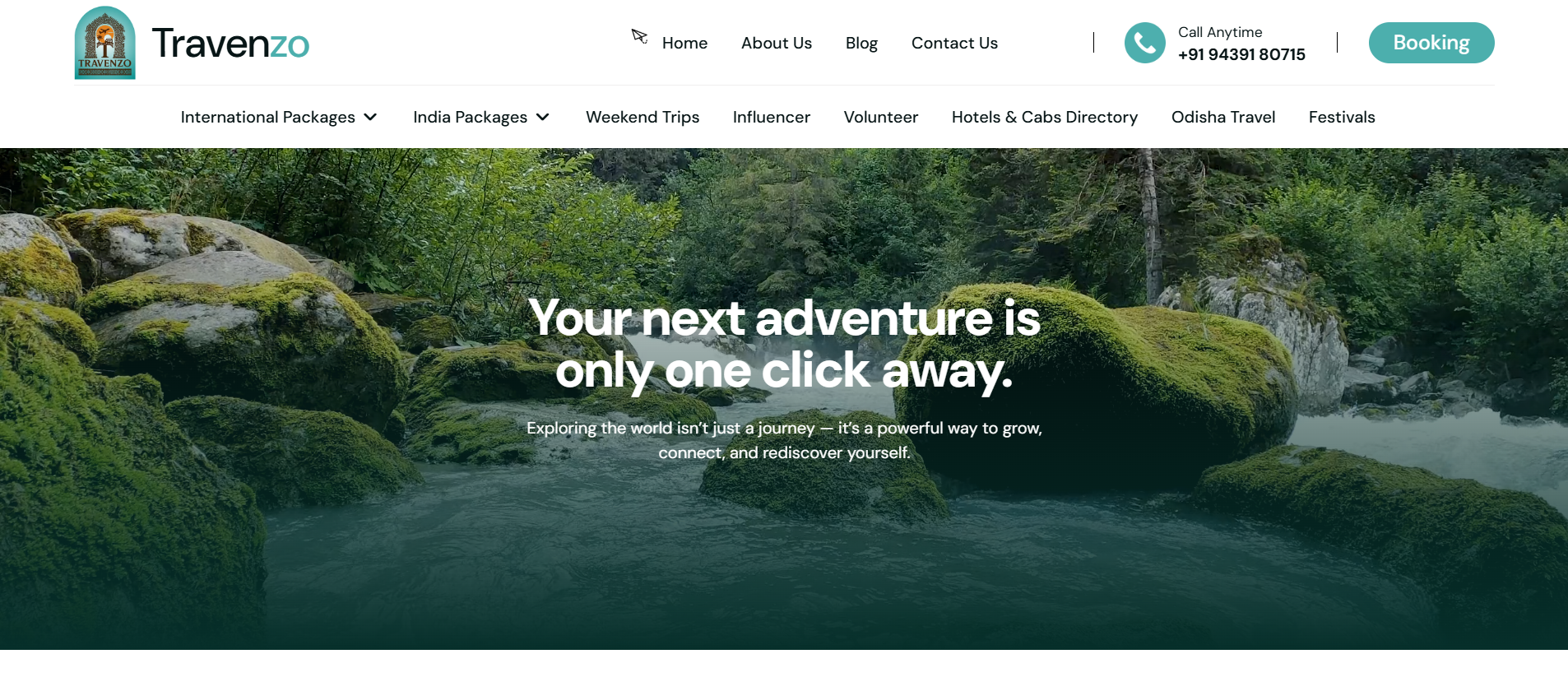 preview of travenzo travel project